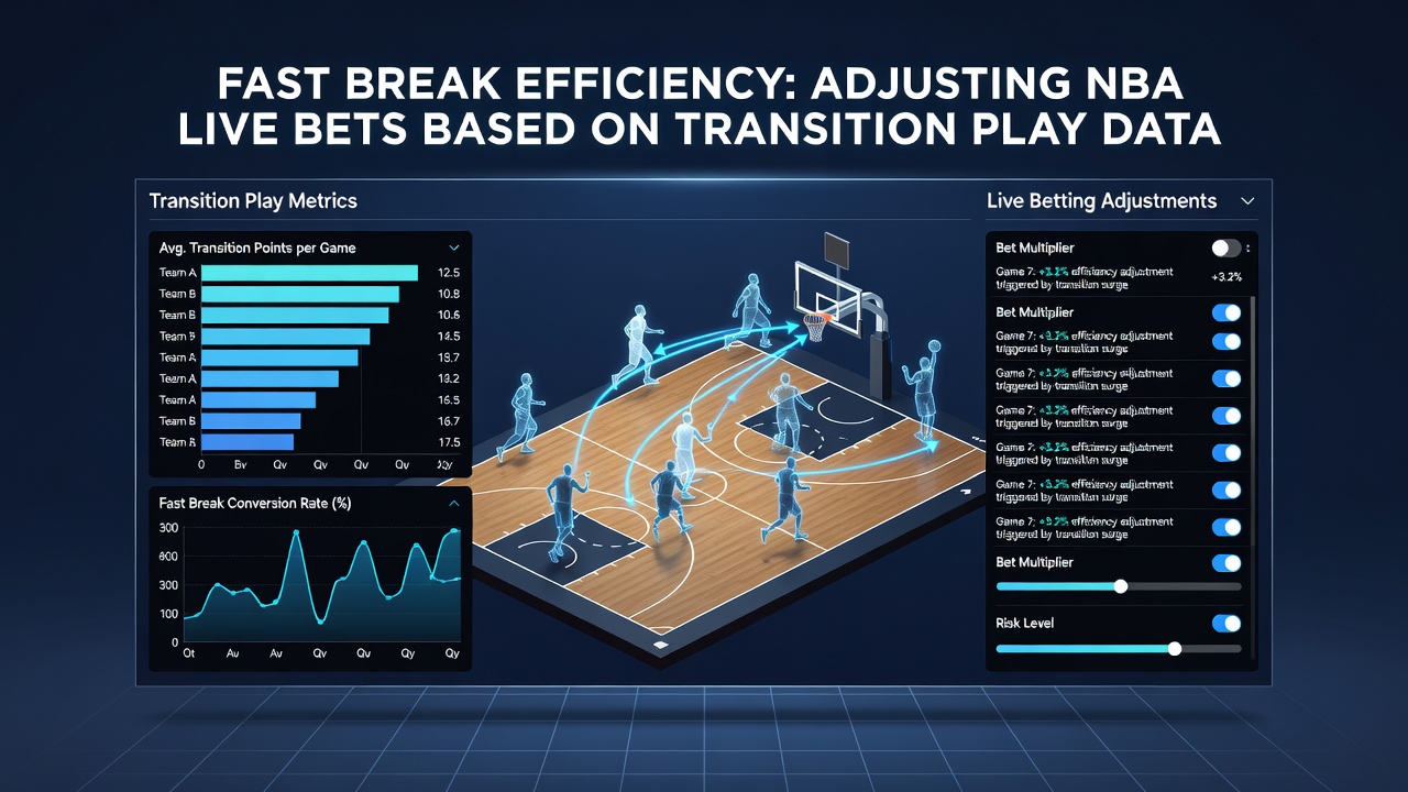 Coaches reviewing transition play statistics on a sideline tablet during an NBA match