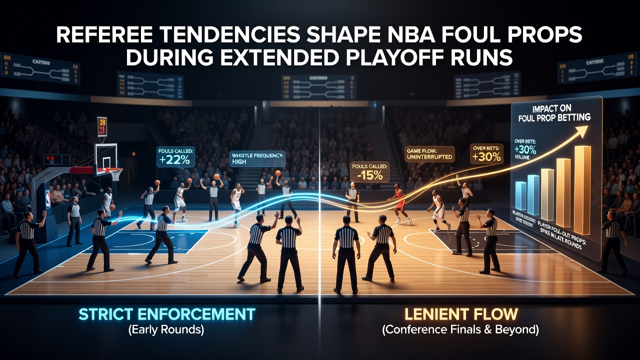 Close-up of NBA scoreboard showing foul count alongside player statistics during overtime period