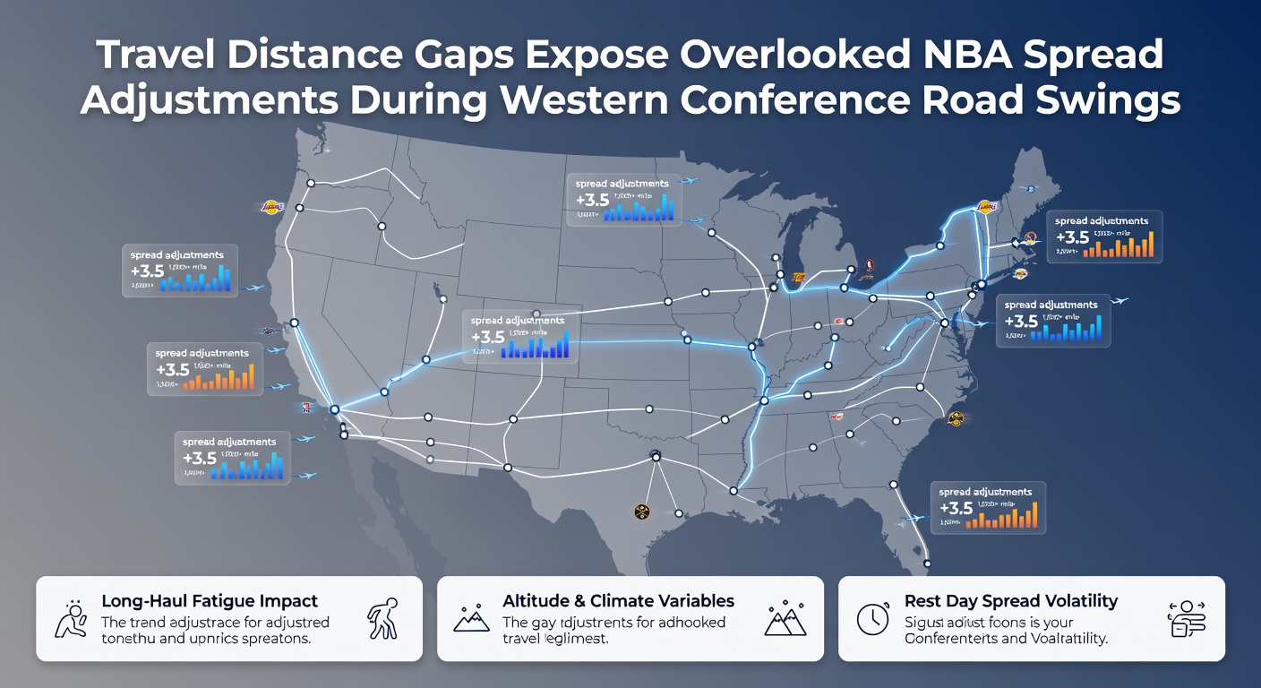 NBA teams navigating long-distance road trips across the Western Conference
